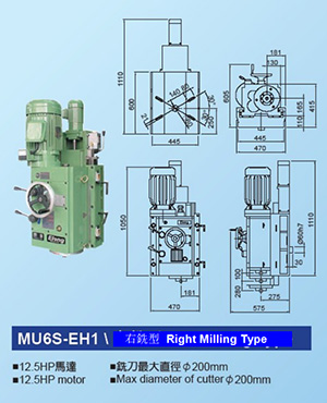 銑頭安裝在銑床上并與主軸連接，用于帶動(dòng)銑刀旋轉的機床附件。是機床設備的主要組成部分